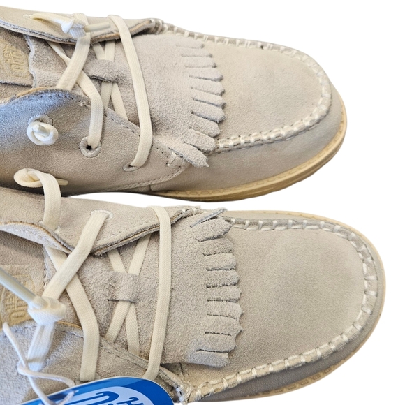 Hey Dude Wendy Mid Elevated Booties Ivory Womens NEW Size 8 - Picture 4 of 7